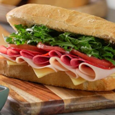 Chapata de Bola de cerveza con jamón serrano