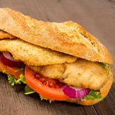 chapata de Pechuga empanizada